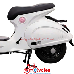 Xe điện Sonco Lyn màu Trắng Hồng