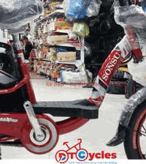 Xe điện Sonsu ECO Sườn cổ điển 18 màu Đỏ