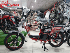 Xe điện Sonsu ECO Sườn cổ điển 18 màu Đỏ