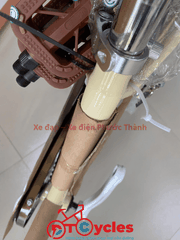 Xe đạp nữ Thống Nhất New 24 2026 màu Vàng kem