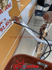 Xe đạp nữ Thống Nhất New 24 2026 màu Vàng kem