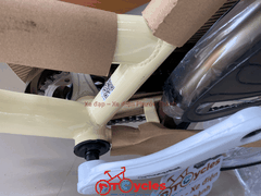 Xe đạp nữ Thống Nhất New 24 2026 màu Vàng kem