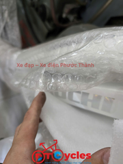 Xe đạp trẻ em nữ Mochi M99 Sườn đôi 22 màu Trắng