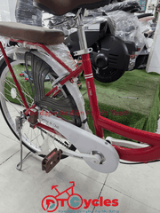 Xe đạp nữ Thống Nhất New 24 2026 màu Đỏ
