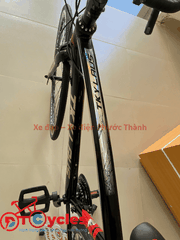 Xe đạp đua TKYLAUS Bánh 700c Hợp kim màu Đen-Đỏ