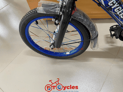 Xe đạp trẻ em nam PTCYCLES TT16 Sườn đôi màu Xanh Đen