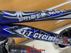 Xe đạp trẻ em nam PTCYCLES TT16 Sườn đôi màu Xanh Đen