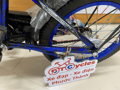 Xe đạp trẻ em nam PTCYCLES TT16 Sườn đôi màu Xanh Đen