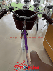 Xe đạp nữ Thống Nhất New 24 2026 màu Tím
