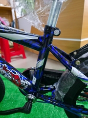 Xe đạp trẻ em nam PTCYCLES TT16 Sườn đôi màu Xanh Đen