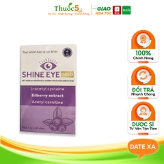 Shine Eye Gold Cho Đôi Mắt Sáng Khỏe Hơn Hộp 60 Viên