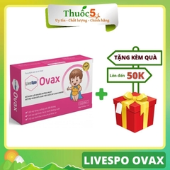 LiveSpo Ovax Bổ Sung Lợi Khuẩn Đường Ruột Hộp 10 Ống