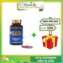 VITA SUPERMIN Món Quà Quý Giá Cho Bệnh Nhân Ung Thư Hộp 30 Viên