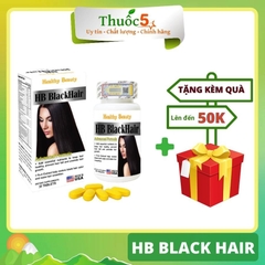 HB Black Hair Chống Bạc Tóc, Rụng Tóc Hộp 60 Viên