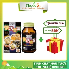 Tinh Chất Hàu Tươi, Tỏi, Nghệ Orihiro Tăng Cường Sinh Lý Cho Nam Lọ 180 Viên