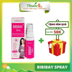 Xịt Bổ Sung Vitamin Bibibay Spray Hỗ Trợ Cung Cấp Acid Folic, Vitamin D3 Giúp Phát Triển Xương Cho Bé Lọ 25ml