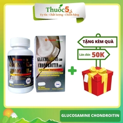 Glucosamine Chondroitin Giảm Đau, Ngăn Ngừa Thoái Hóa Khớp Hộp 60 Viên
