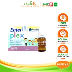 Men Vi Sinh Entero Plex Bổ Sung Lợi Khuẩn Cho Trẻ Hộp 6 Ống X 10ml