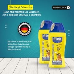 Sữa Tắm Gội Trẻ Em 2 Trong 1 ELINA MED, 250ml