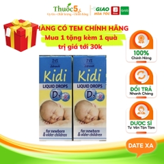 Kidi Liquid Drop D3k2 Vitamin D3K2 Cho Bé Từ Sơ Sinh Nhập Khẩu Chính Hãng Ba Lan
