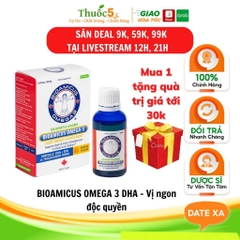 Bioamicus Omega 3 Bổ Sung DHA 30ml