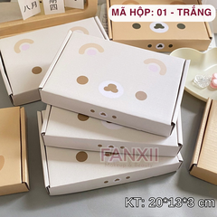 Hộp Carton Quà Tặng - Nhiều Mẫu
