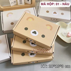 Hộp Carton Quà Tặng - Nhiều Mẫu