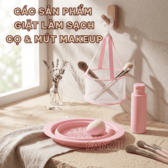 Dụng Cụ Giặt Rửa Làm Sạch Cọ Mút Trang Điểm