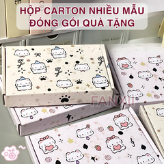 Hộp Carton Quà Tặng - Nhiều Mẫu