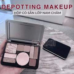 Hộp DIY Phấn Mắt Depotting Makeup Có Nam Châm Có Gương - Nhiều Kích Thước