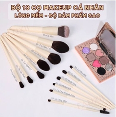 Bộ 12 Cọ Makeup Màu Trắng Sữa