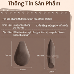 Mút Hình Bút và Trứng Dẹt - Mút Trứng Makeup Nền