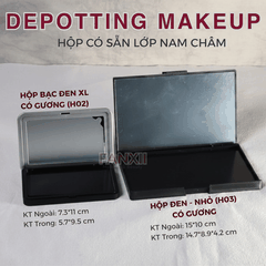 Hộp DIY Phấn Mắt Depotting Makeup Có Nam Châm Có Gương - Nhiều Kích Thước