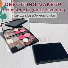 Hộp DIY Phấn Mắt Depotting Makeup Có Nam Châm Có Gương - Nhiều Kích Thước