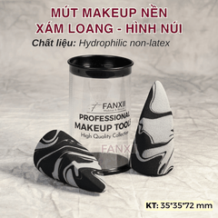 Mút Hình Núi - Mút Trứng Vát Nhọn Đầu Makeup Nền