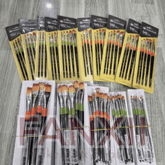 [Nhập HÀN] HWAHONG - Cọ Nền Đầu Dẹt HWAHONG 982 948 972 Hình Oval Cọ Ngang Dàn Trải Tán Kem Nền Kem lót dưỡng Siêu Mỏng
