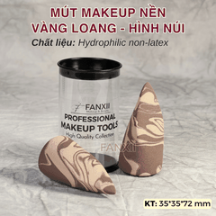 Mút Hình Núi - Mút Trứng Vát Nhọn Đầu Makeup Nền