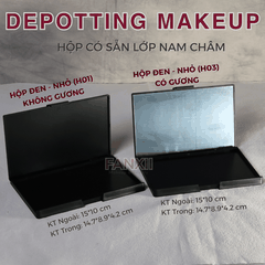 Hộp DIY Phấn Mắt Depotting Makeup Có Nam Châm Có Gương - Nhiều Kích Thước