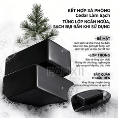 Hộp Vệ Sinh Cọ Mút 2in1 (Có chậu giặt và xà bông)