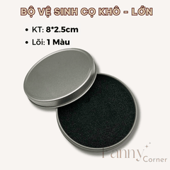 BỘ HỘP: Tròn ĐEN (LỚN - 8*2cm) - VS Cọ Khô
