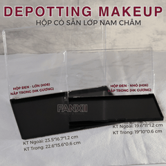 Hộp DIY Phấn Mắt Depotting Makeup Có Nam Châm Có Gương - Nhiều Kích Thước