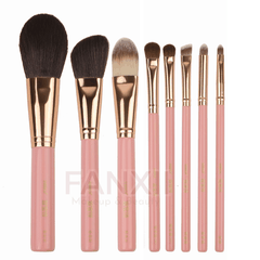 HỒNG PASTEL - Bộ 8 Cọ trang điểm