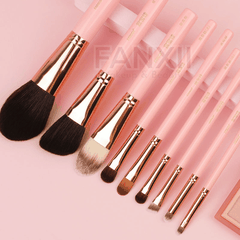 HỒNG PASTEL - Bộ 8 Cọ trang điểm