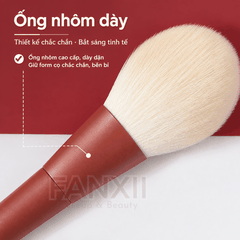 ĐỎ - Bộ cọ trang điểm 9 món Luo Shen (kèm Box)