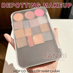 Hộp DIY Phấn Mắt Depotting Makeup Có Nam Châm Có Gương - Nhiều Kích Thước