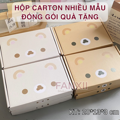 Hộp Carton Quà Tặng - Nhiều Mẫu