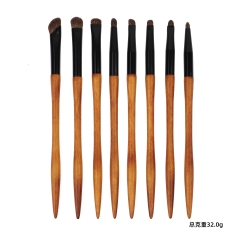 NÂU - Bộ 8 cọ trang điểm mắt bằng lông thú