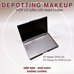 Hộp DIY Phấn Mắt Depotting Makeup Có Nam Châm Có Gương - Nhiều Kích Thước