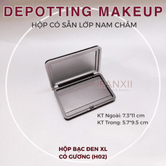 Hộp DIY Phấn Mắt Depotting Makeup Có Nam Châm Có Gương - Nhiều Kích Thước