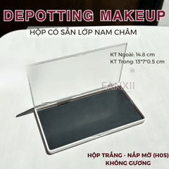 Hộp DIY Phấn Mắt Depotting Makeup Có Nam Châm Có Gương - Nhiều Kích Thước